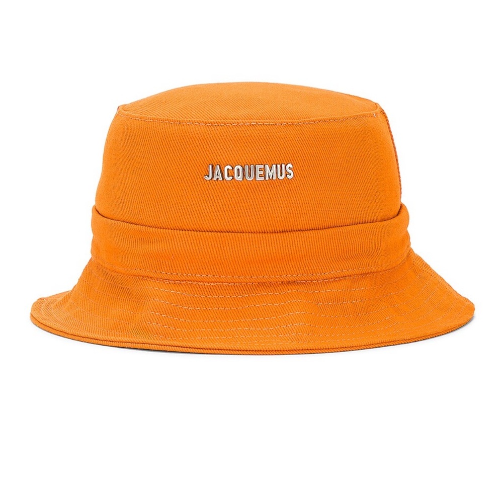 Jacquemus “Le Bob Gadjo” Bucket Hat – Orange (Size 58)